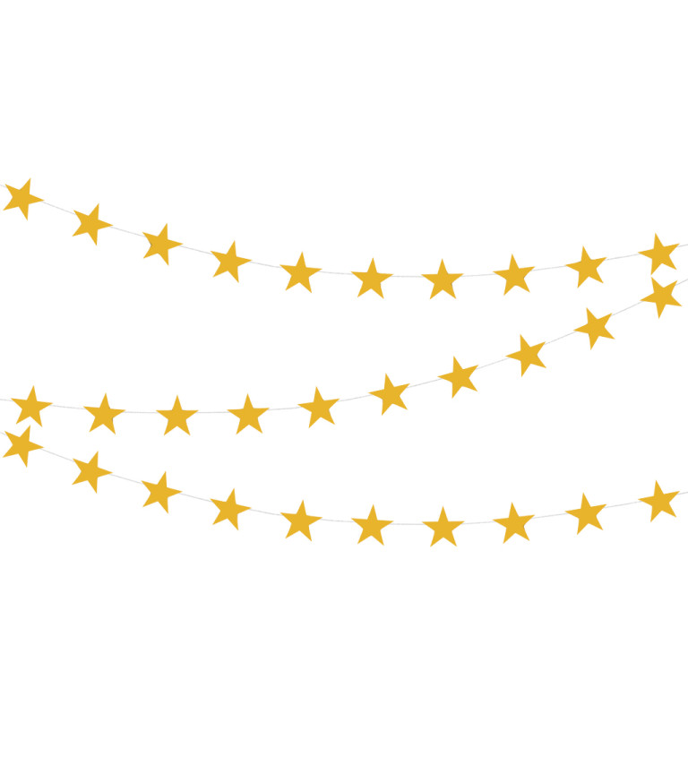 Girlanda hvězdy - Zlatá