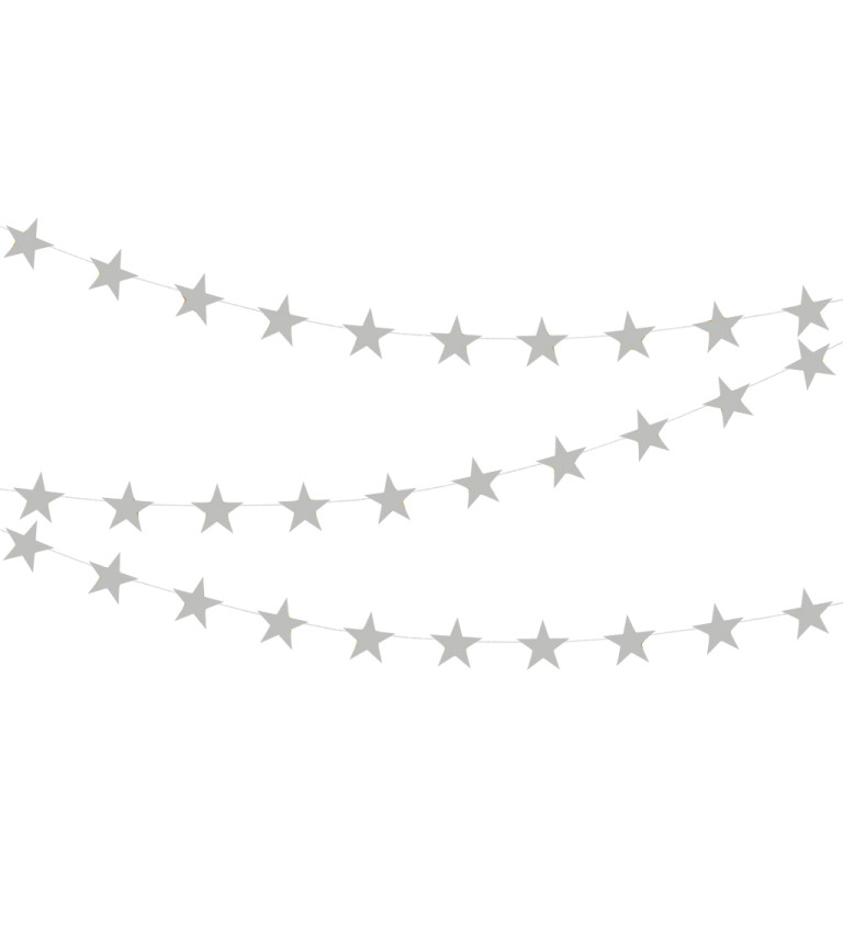 Girlanda hvězdy - Stříbrná