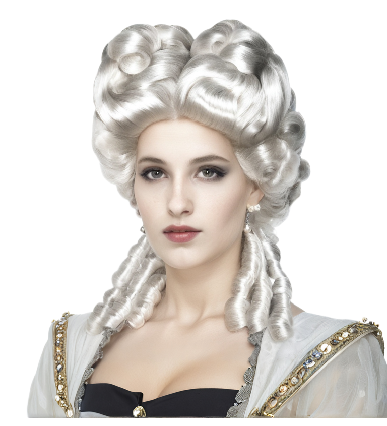 Paruka dámská barokní královna