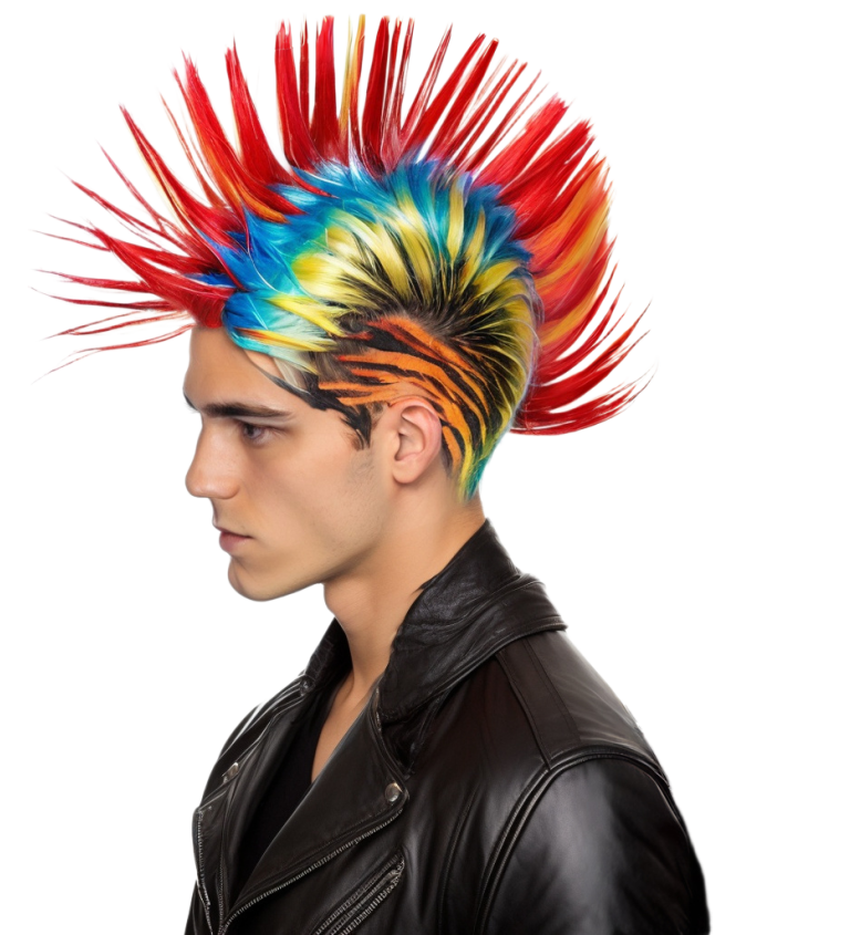 Paruka pánská číro, barevná