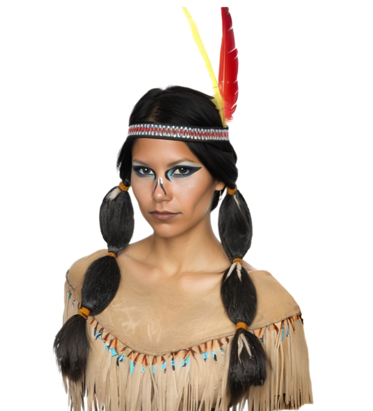 Paruka dámská Indiánka