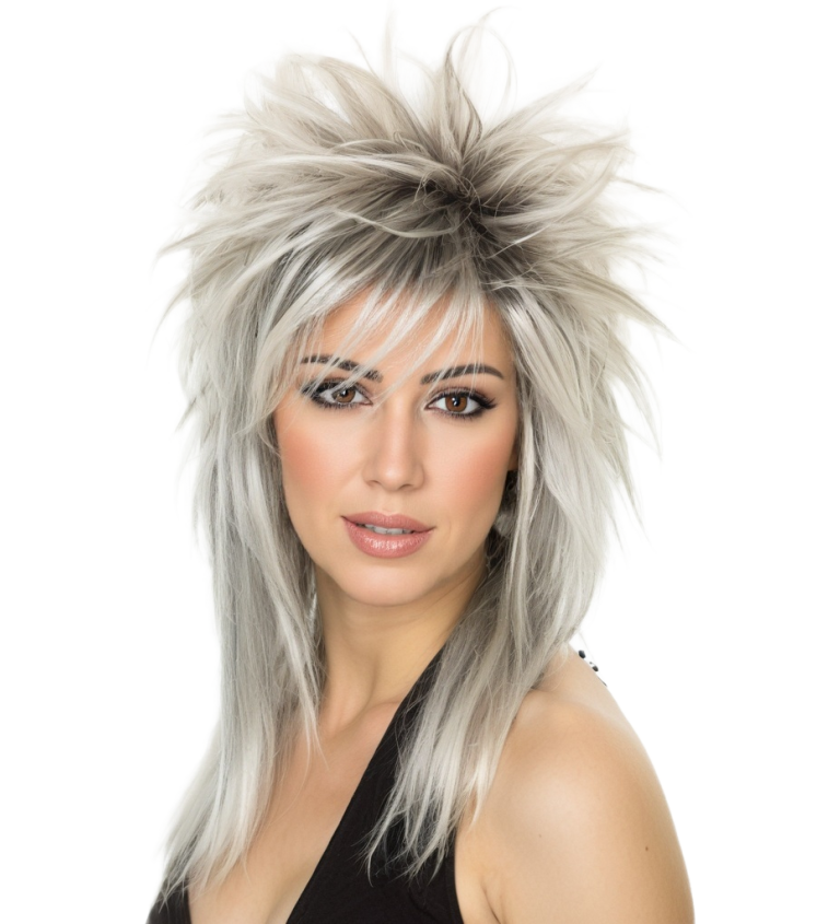Dámská paruka - rockerka
