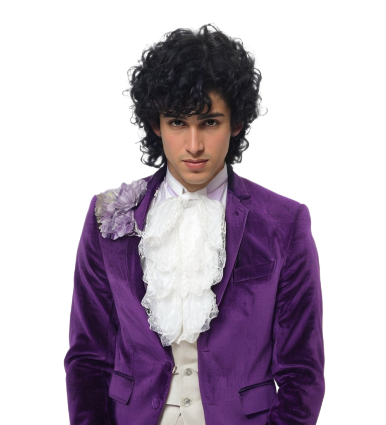 Pánská paruka - hudebník