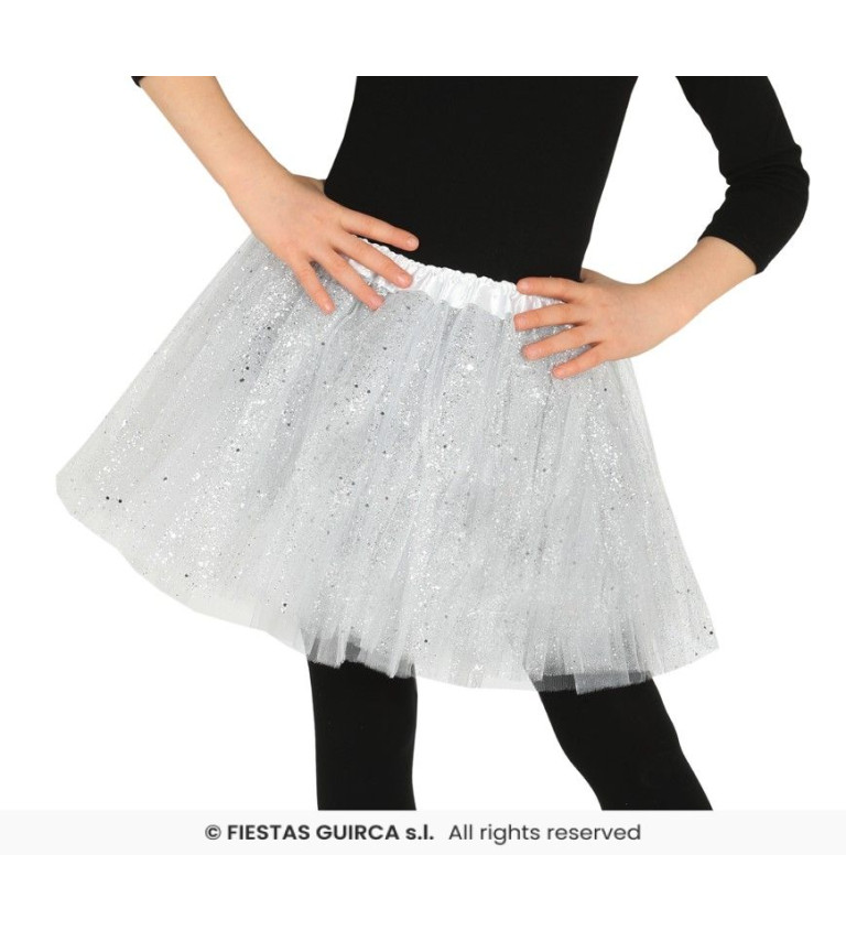 Dětská - bílá tutu sukně